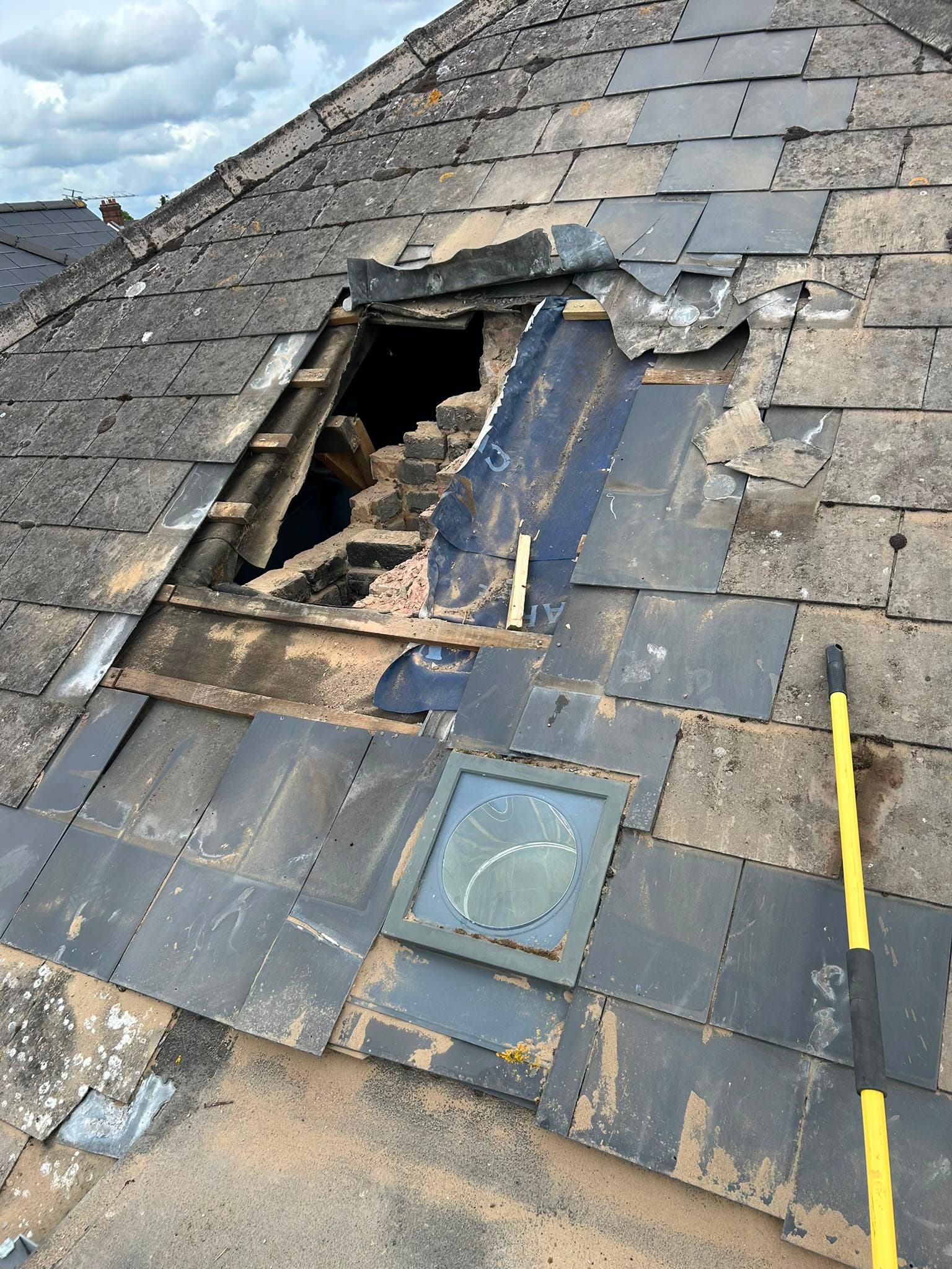 Storm damage repair